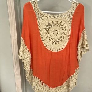 Cover up for beach or shirt handmade